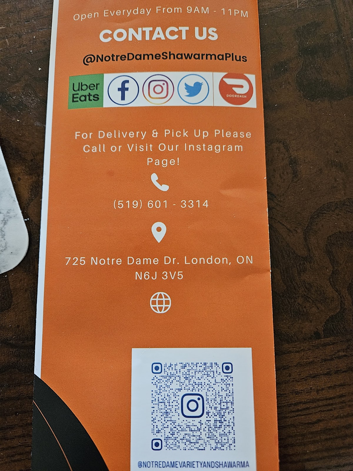 Photo of Notre Dame Shawarma Plus - 725 Notre Dame Dr, London, ON N6J 3V5